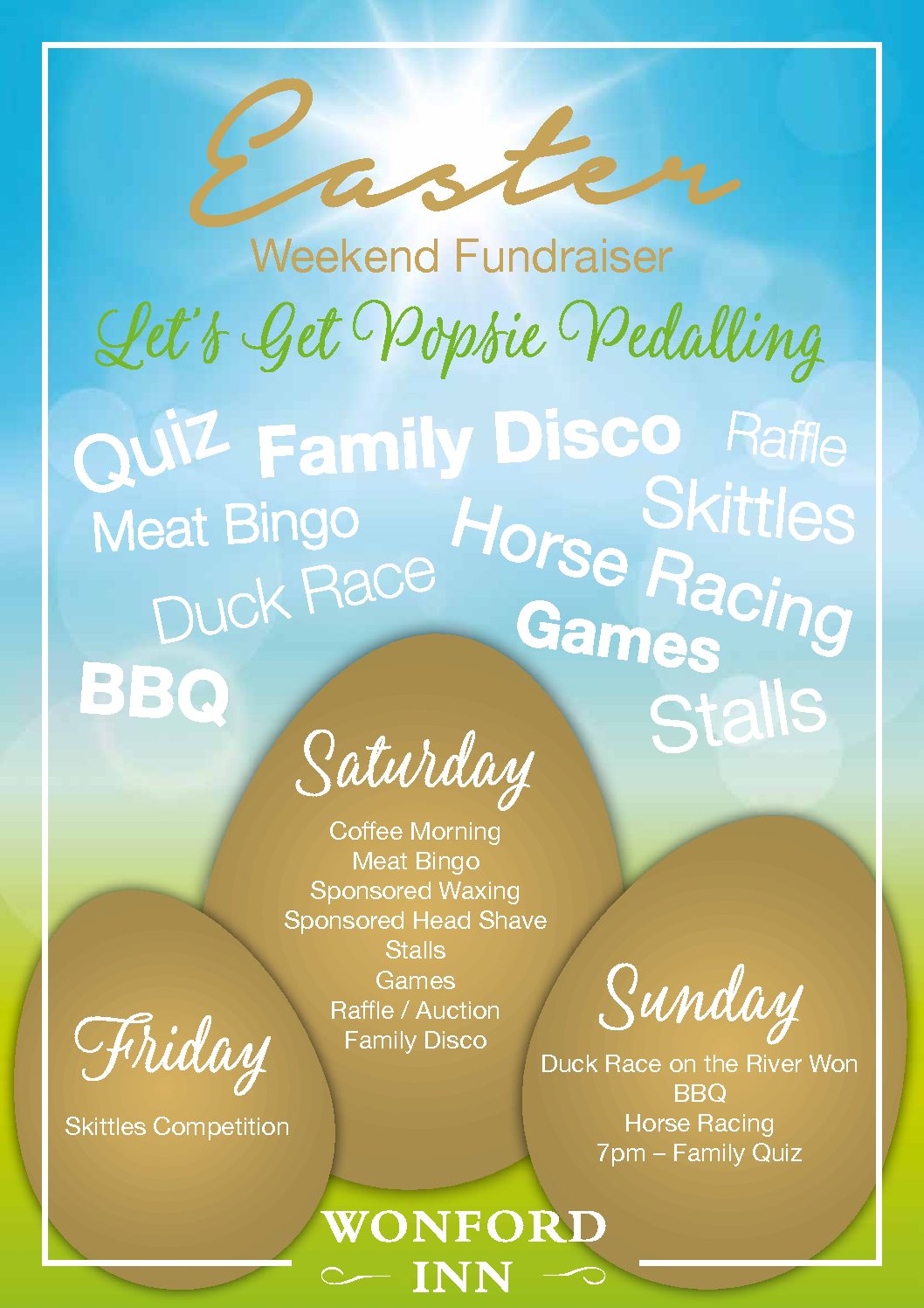 Wonford Inn Easter Charity Event