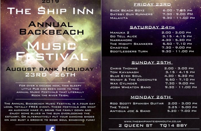 Music Festival - AUG 2019 2 - Ship Inn